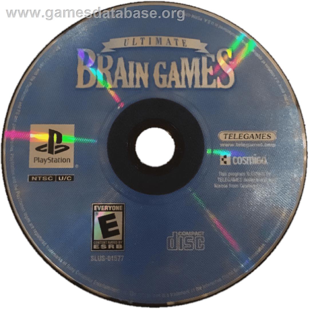 Ultimate Brain Games - Sony Playstation - Artwork - Cartridge