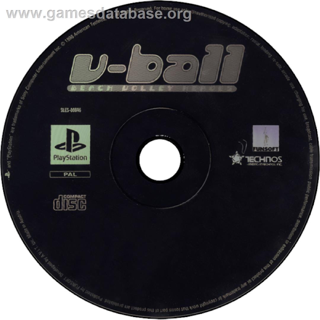 V-Ball: Beach Volley Heroes - Sony Playstation - Artwork - Cartridge