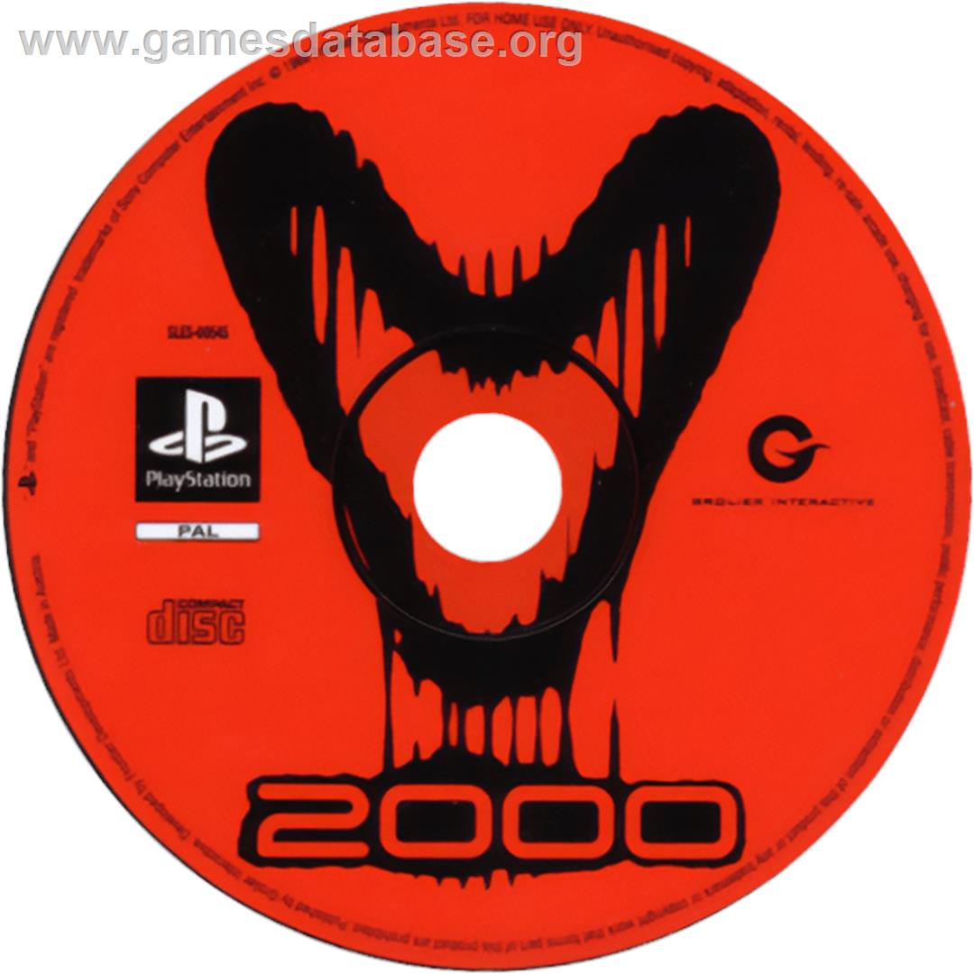 V2000 - Sony Playstation - Artwork - Cartridge
