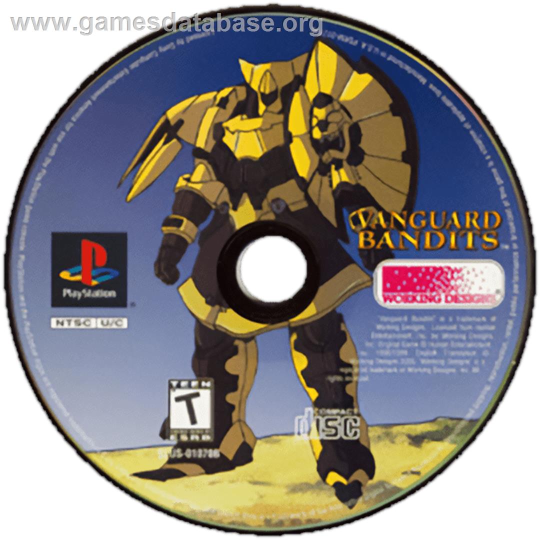 Vanguard Bandits - Sony Playstation - Artwork - Cartridge