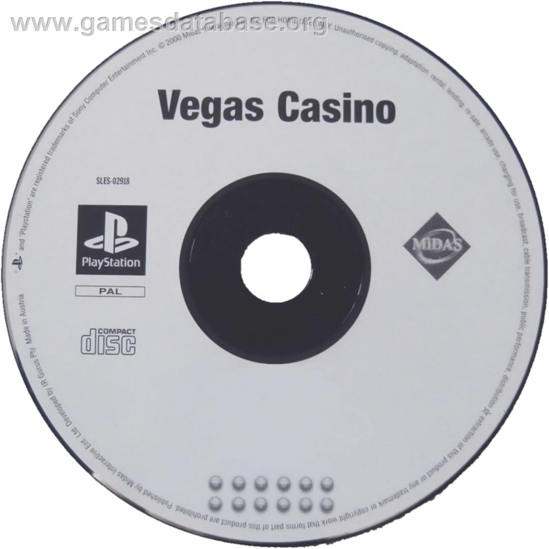 Vegas Casino - Sony Playstation - Artwork - Cartridge
