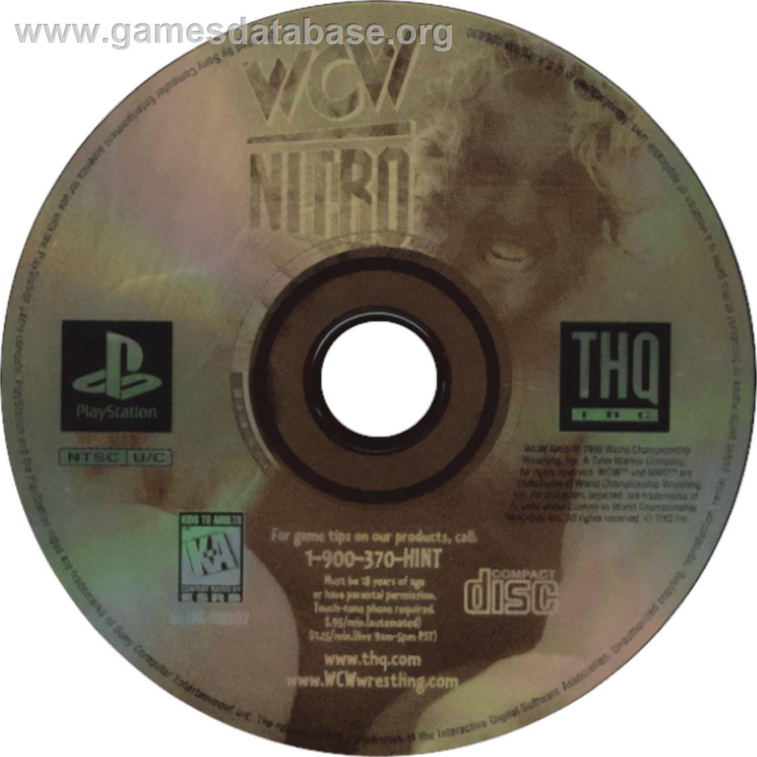 WCW Nitro - Sony Playstation - Artwork - Cartridge