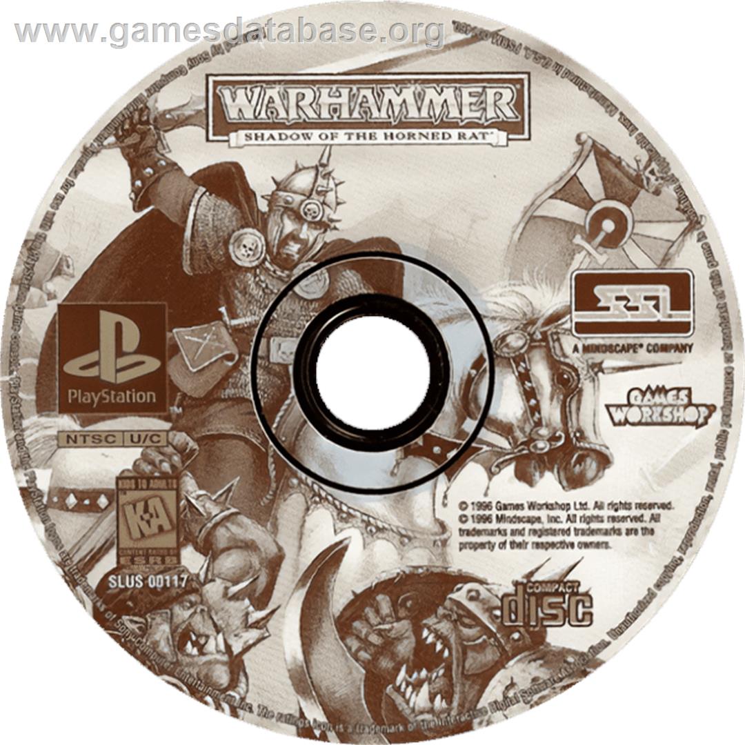 Warhammer: Shadow of the Horned Rat - Sony Playstation - Artwork - Cartridge