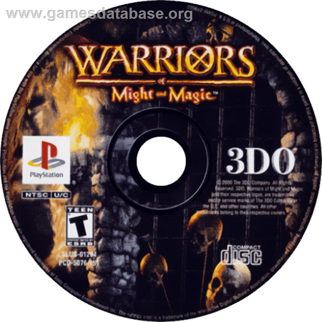 Warriors of Might and Magic - Sony Playstation - Artwork - Cartridge