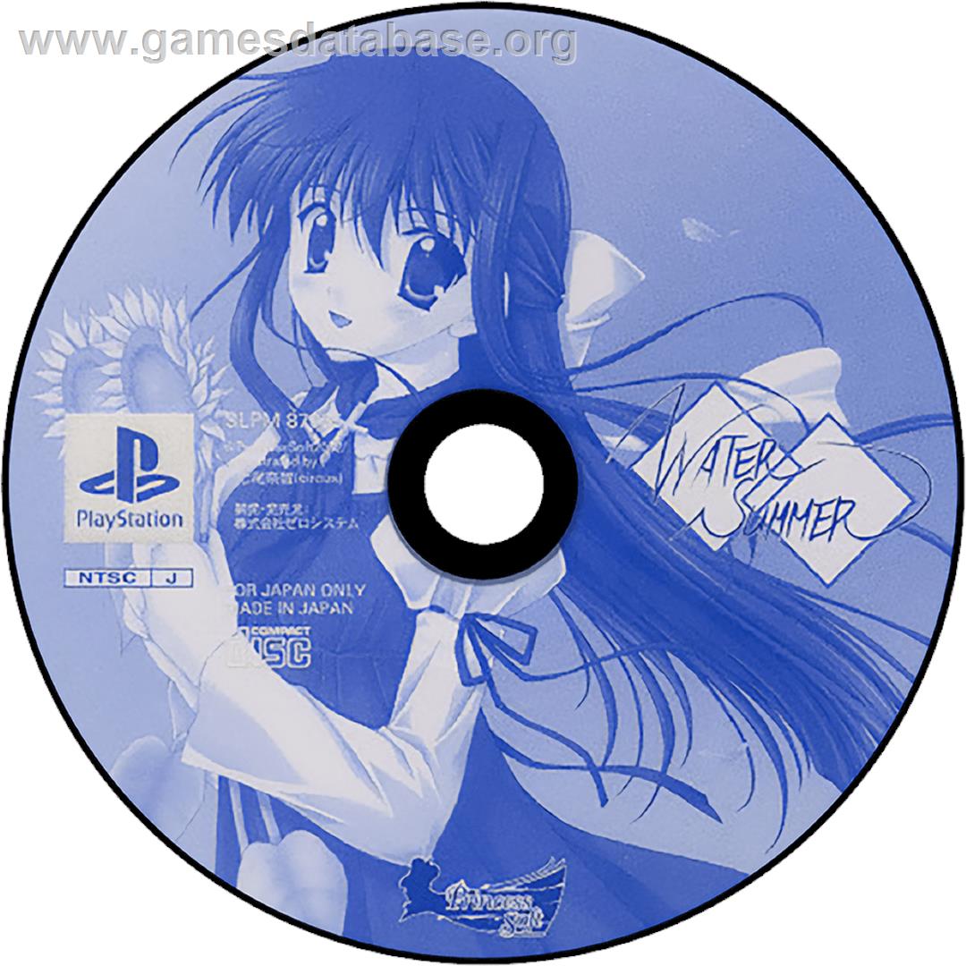 Water Summer - Sony Playstation - Artwork - Cartridge