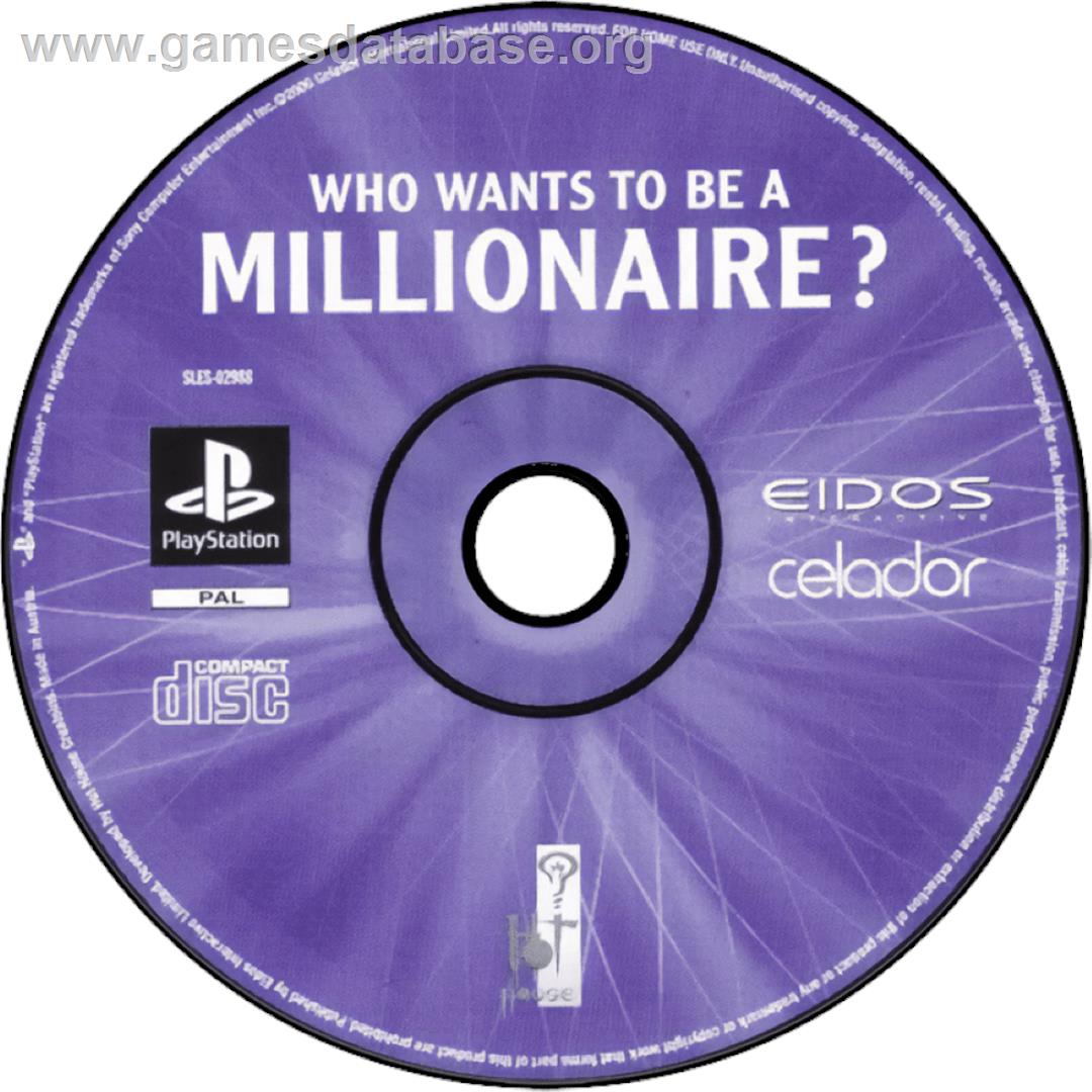 Who Wants to Be a Millionaire: Second Edition - Sony Playstation - Artwork - Cartridge