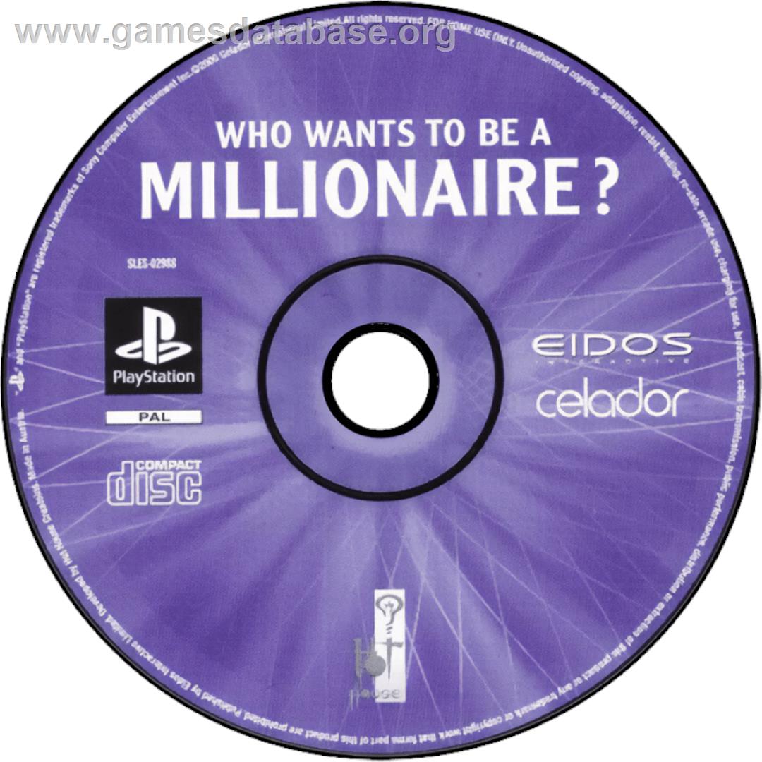 Who Wants to Be a Millionaire (European Edition) - Sony Playstation - Artwork - Cartridge