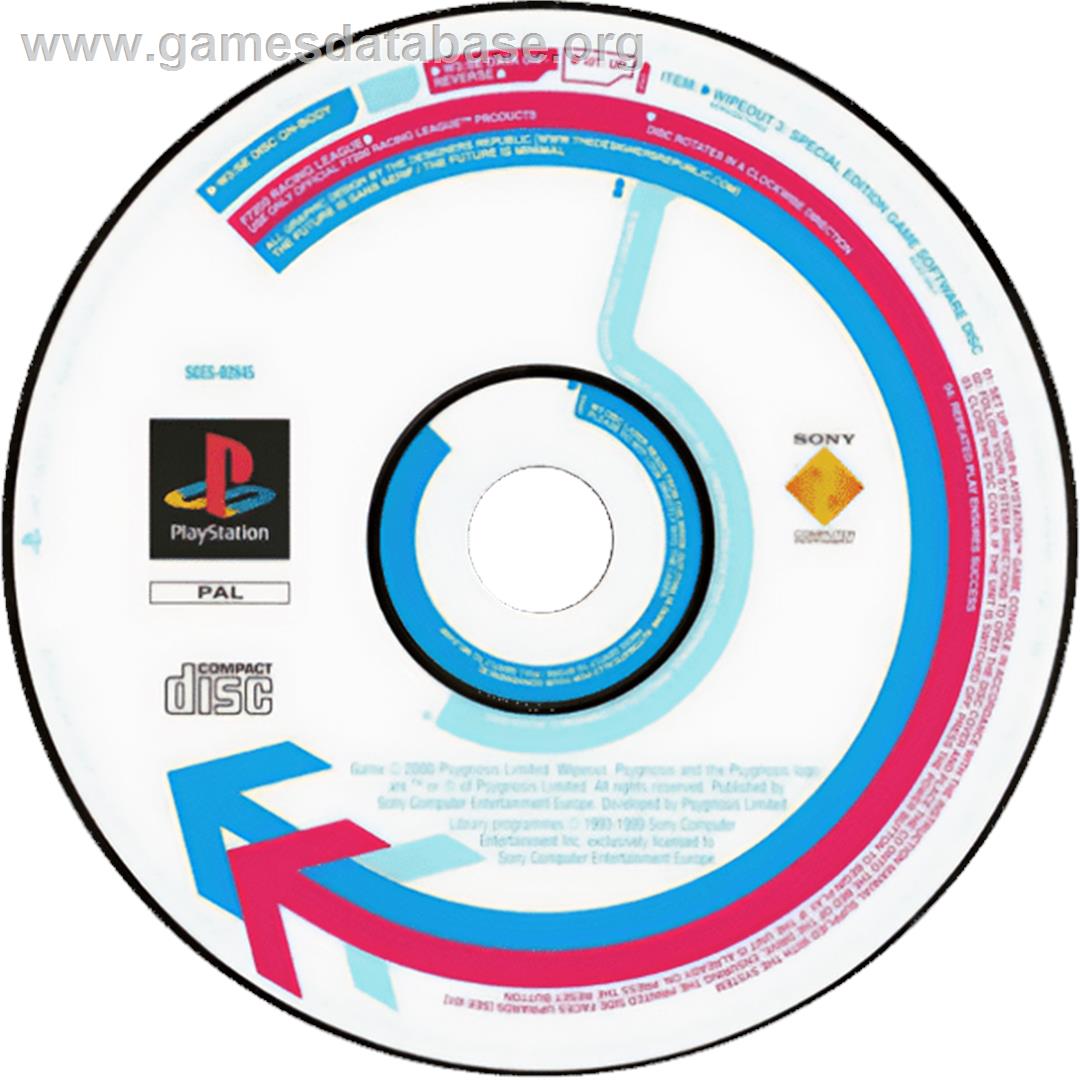 Wipeout 3: Special Edition - Sony Playstation - Artwork - Cartridge