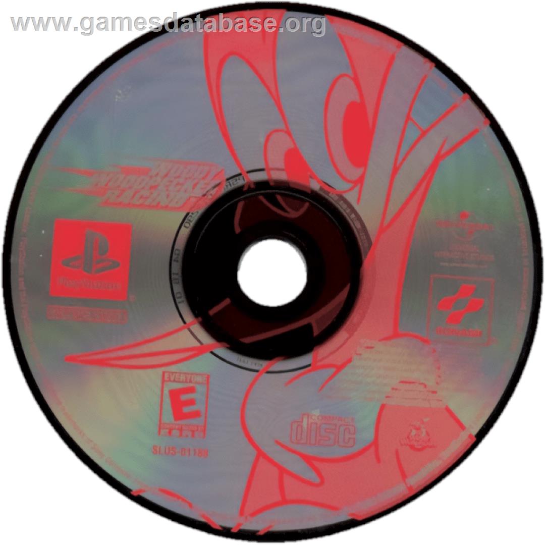 Woody Woodpecker Racing - Sony Playstation - Artwork - Cartridge