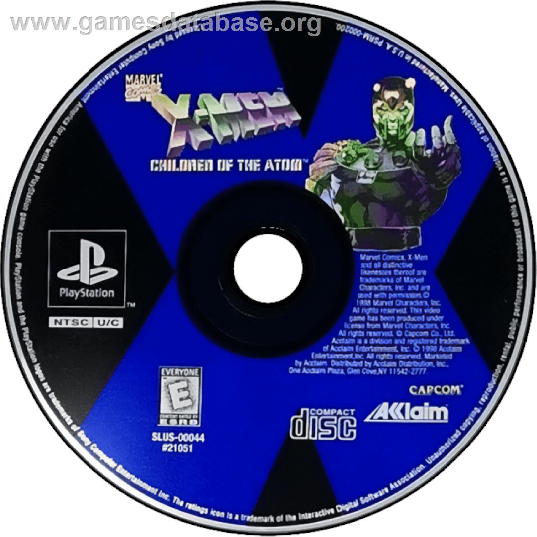 X-Men: Children of the Atom - Sony Playstation - Artwork - Cartridge