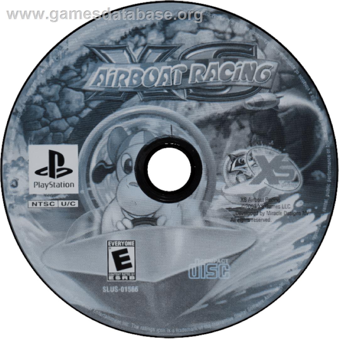 Xs Airboat Racing - Sony Playstation - Artwork - Cartridge