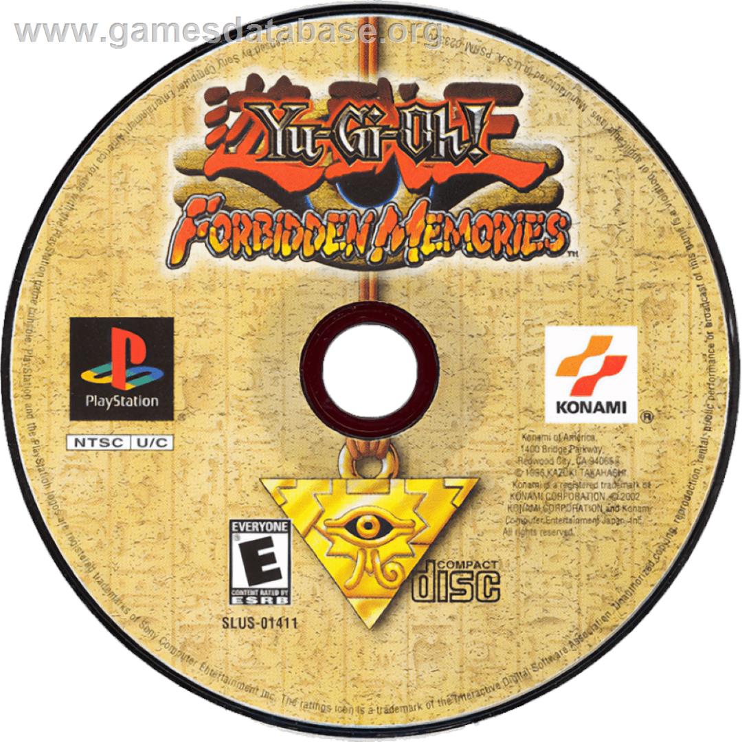 Yu-gi-oh! Forbidden Memories - Sony Playstation - Artwork - Cartridge