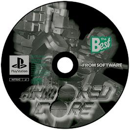 Artwork on the Disc for Armored Core: Master of Arena on the Sony Playstation.