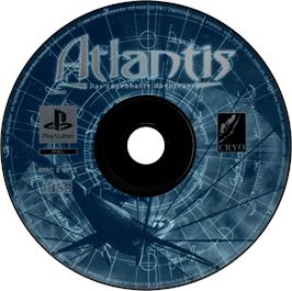 Artwork on the Disc for Atlantis: The Lost Tales on the Sony Playstation.