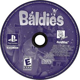 Artwork on the Disc for Baldies on the Sony Playstation.