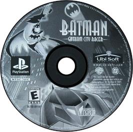 Artwork on the Disc for Batman: Gotham City Racer on the Sony Playstation.
