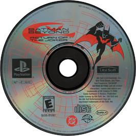 Artwork on the Disc for Batman Beyond: Return of the Joker on the Sony Playstation.