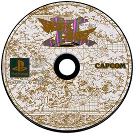 Artwork on the Disc for Breath of Fire III on the Sony Playstation.