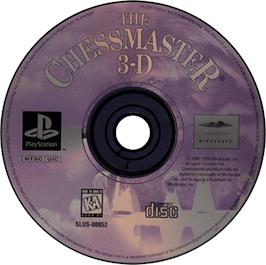 Artwork on the Disc for Chessmaster 3-D on the Sony Playstation.