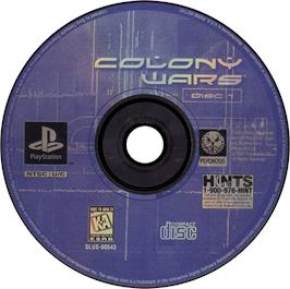 Artwork on the Disc for Colony Wars: Vengeance on the Sony Playstation.