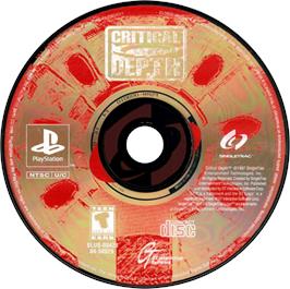 Artwork on the Disc for Critical Depth on the Sony Playstation.