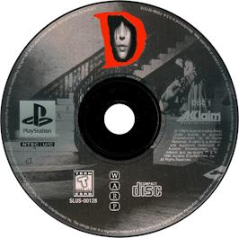 Artwork on the Disc for D on the Sony Playstation.