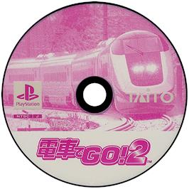 Artwork on the Disc for Densha de Go! 2 on the Sony Playstation.