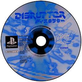 Artwork on the Disc for Disruptor on the Sony Playstation.
