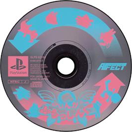 Artwork on the Disc for Finger Flashing on the Sony Playstation.