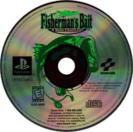 Artwork on the Disc for Fisherman's Bait: A Bass Challenge on the Sony Playstation.
