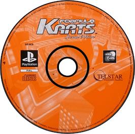 Artwork on the Disc for Formula Karts: Special Edition on the Sony Playstation.