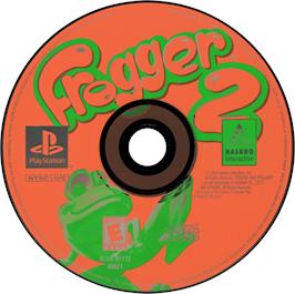 Artwork on the Disc for Frogger 2: Swampy's Revenge on the Sony Playstation.