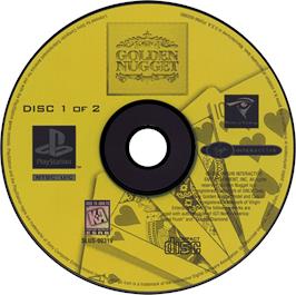 Artwork on the Disc for Golden Nugget on the Sony Playstation.