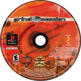 Artwork on the Disc for Grind Session on the Sony Playstation.