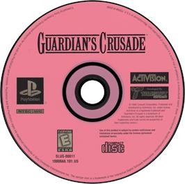 Artwork on the Disc for Guardian's Crusade on the Sony Playstation.
