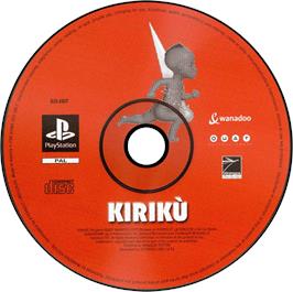 Artwork on the Disc for Kirikou on the Sony Playstation.