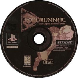 Artwork on the Disc for Lode Runner: The Legend Returns on the Sony Playstation.