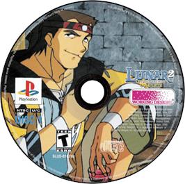 Artwork on the Disc for Lunar 2: Eternal Blue Complete on the Sony Playstation.