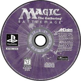 Artwork on the Disc for Magic: The Gathering - Battlemage on the Sony Playstation.