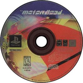 Artwork on the Disc for Motorhead on the Sony Playstation.