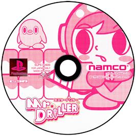 Artwork on the Disc for Mr. Driller on the Sony Playstation.