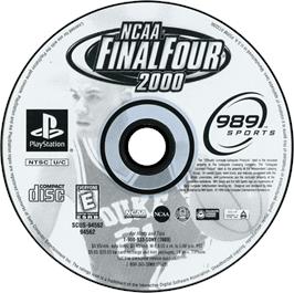 Artwork on the Disc for NCAA Final Four 2000 on the Sony Playstation.