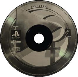 Artwork on the Disc for Pax Corpus on the Sony Playstation.