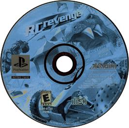 Artwork on the Disc for RC Revenge on the Sony Playstation.
