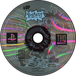 Artwork on the Disc for Rugrats: Search for Reptar on the Sony Playstation.