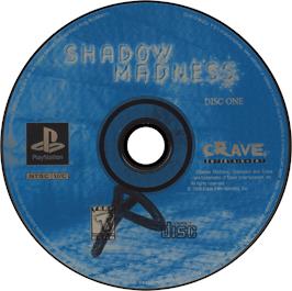 Artwork on the Disc for Shadow Madness on the Sony Playstation.
