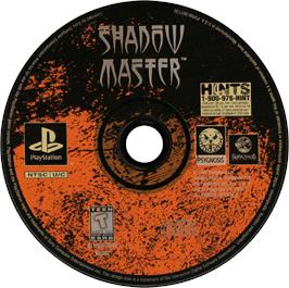 Artwork on the Disc for Shadow Master on the Sony Playstation.