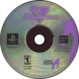 Artwork on the Disc for Silent Bomber on the Sony Playstation.
