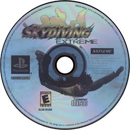 Artwork on the Disc for Skydiving Extreme on the Sony Playstation.