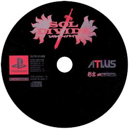 Artwork on the Disc for Sol Divide on the Sony Playstation.